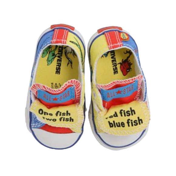 Converse Dr. Seuss ‘One Fish Two Fish’ Sneakers - Picture 8 of 8